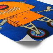 38p 3/4 ....クール.ガルキシのロボット ポスター (角)