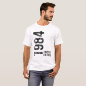38th誕生日38年男の女性レトロヴィンテージ198 tシャツ (正面フル)