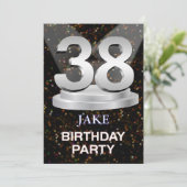 38th Birthday Partyへの招待の追加 招待状 (スタンド正面)