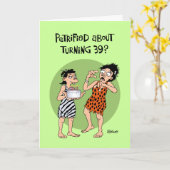 39おもしろい誕生日 カード (黄色い花)