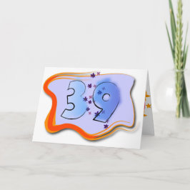 39および保持誕生日カード カード