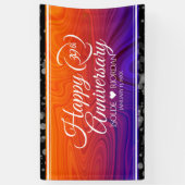 39エレガント周年結婚記念 横断幕 (縦)