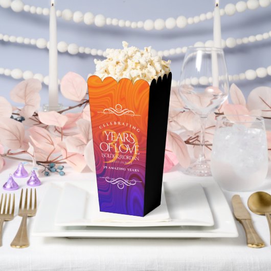 39エレガントth Agateの結婚記念日お祝い フェイバーボックス (ウェディング)