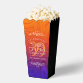 39エレガントth Agateの結婚記念日お祝い フェイバーボックス (はじけた状態)