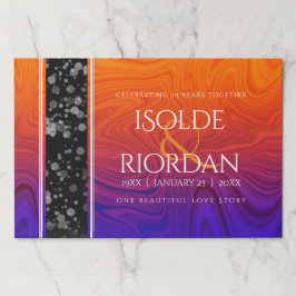 39エレガントth Agateの結婚記念日お祝い ペーパーパッド