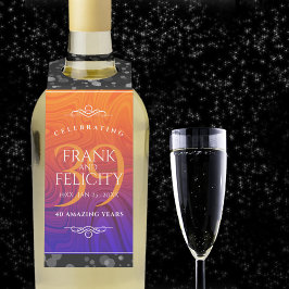 39エレガントth Agateの結婚記念日お祝い ボトルネックタグ