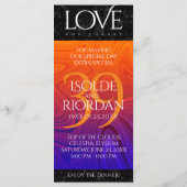 39エレガントth Agateの結婚記念日お祝い メニュー (裏面)