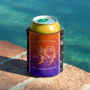 39エレガントth Agateの結婚記念日お祝い 缶クーラー