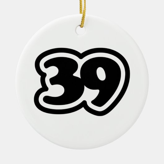 39スラング日本の三休 セラミックオーナメント (正面)
