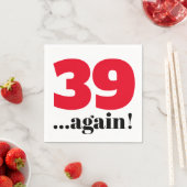 39再び誕生祝い スタンダードカクテルナプキン (インサイチュ)