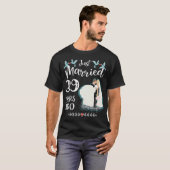 39周年記念結婚たった今結婚しました39年 Tシャツ (正面フル)