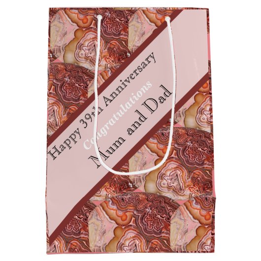 39周年記念結婚館カード ミディアムペーパーバッグ (裏面)