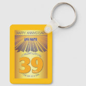 39年間の節酒記念日 ゴールデンレイ12ステップ キーホルダー (裏面)