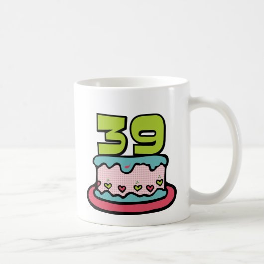 39歳のお誕生日ケーキ コーヒーマグカップ (右)