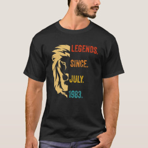 39歳の伝説1983年7月以来39歳の誕生日 Tシャツ