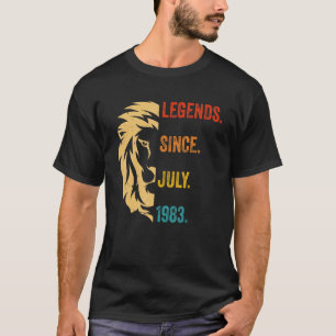 39歳の伝説1983年7月以来39歳の誕生日 Tシャツ