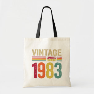 39歳の古い贈り物ヴィンテージ1983年第39回誕生日贈り物 トートバッグ