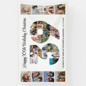 39歳の誕生日パーティーナンバー39フォトコラージュ 横断幕 (縦)