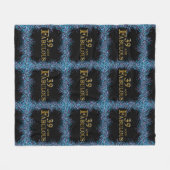 39歳の誕生日 フリースブランケット (正面(横))