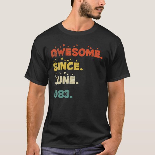 39歳1983年6月 Tシャツ (正面)
