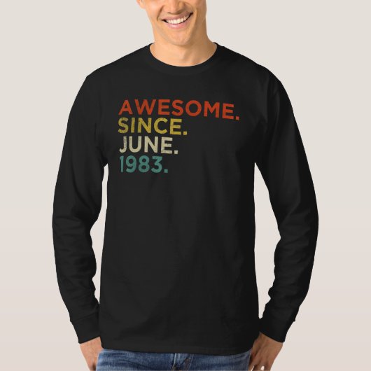 39歳1983年6月 Tシャツ (正面)