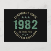 39歳 誕生日伝説 39回目の誕生日 ポストカード (正面)