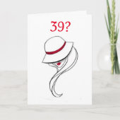 **39番目の誕生日はそれほど悪くない** カード (正面)