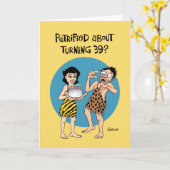 39番目の誕生日カードで固定 カード (黄色い花)