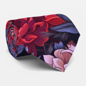 #39花柄 ネクタイ (ロール)