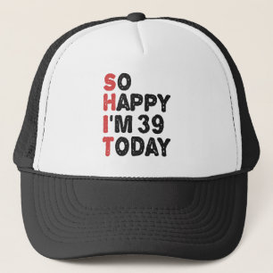 39誕生日おめでとう今日のギフト39 おもしろい キャップ