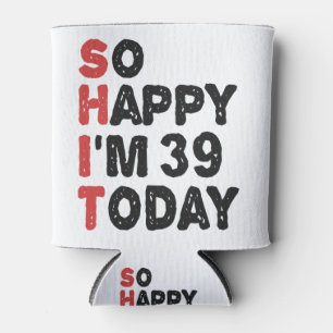 39誕生日おめでとう今日のギフト39 おもしろい 缶クーラー