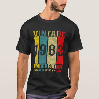 39誕生日ギフトヴィンテージ1983限定版39 Tシャツ