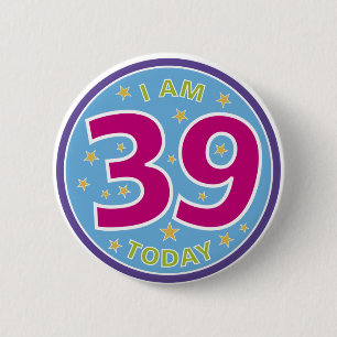 39誕生日バッジ 缶バッジ