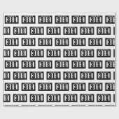 39誕生日走行距離 ラッピングペーパー (フラット)