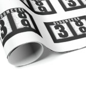 39誕生日走行距離 ラッピングペーパー (ロールコーナー)