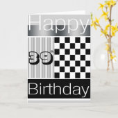 39誕生日 カード (黄色い花)