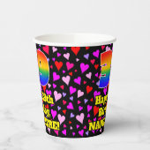 39誕生日:愛するハートパターン, Rainbow 39 紙コップ (左)