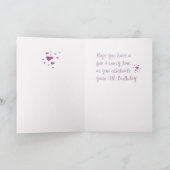 3922熱狂するソックス、13誕生日 カード (内部)