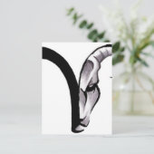 398ed2e311876f65315abc50c5e40934--aries-ram-tattoo ポストカード (スタンド正面)