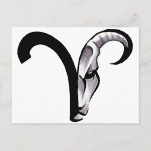 398ed2e311876f65315abc50c5e40934—aries-ram-tattoo ポストカード
