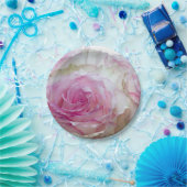 3998-結婚sブーケ紙 ペーパープレート (パーティー)