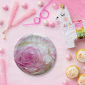 3998-結婚sブーケ紙 ペーパープレート (パーティー)