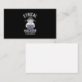 39.倫理的ハッカー私の他のコンピュータがあなたのコンピュータ 名刺 (正面/裏面)