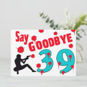 39 A第40の誕生祝いにさよならを言って下さい 招待状 (スタンド正面)