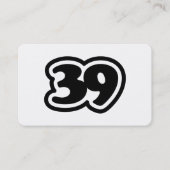 39 Japanese Slang Sankyu 名刺 (正面)