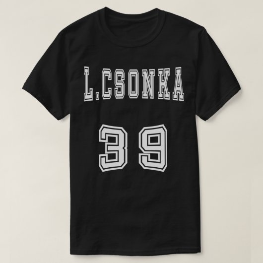 39 Larry Csonka NFLクラシックTシャツ Tシャツ (デザイン正面)