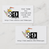 39designs名刺 名刺 (正面/裏面)