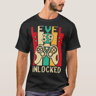 39thゲーマーボーイことわざヴィンテージレベル39アンロックGa Tシャツ