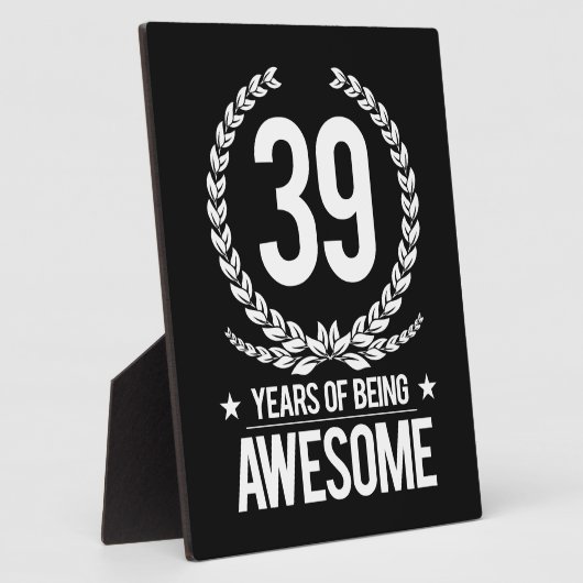 39th Birthday (39 Years Of Being Awesome) フォトプラーク (側面)