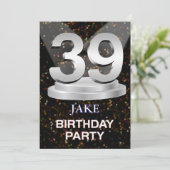 39th Birthday Partyへの招待の追加 招待状 (スタンド正面)
